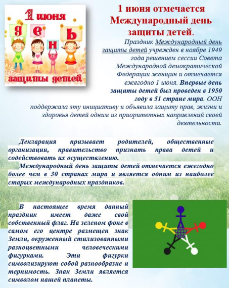 Международный день защиты детей.. Международный день защиты детей..